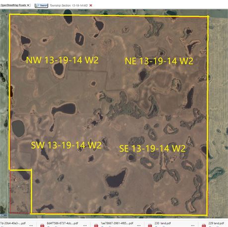 Full Section Grain Land For Rent RM No 157
