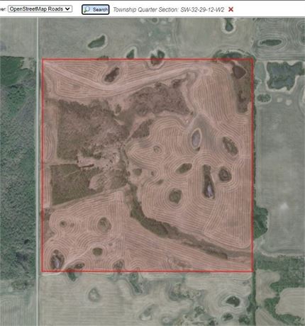 Crop Share - 160 Acre Farmland For Rent RM 276 - SW32