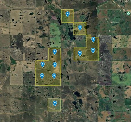 For Rent 11 Quarter Section Grain Land RM of Orkney No 244
