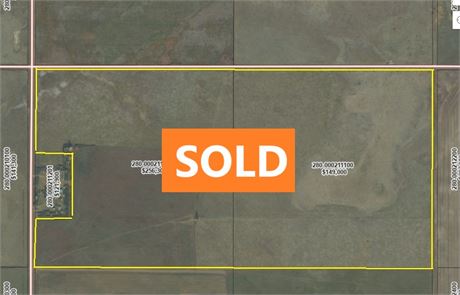 SOLD ! 2 Quarters Hay and Pasture RM 280